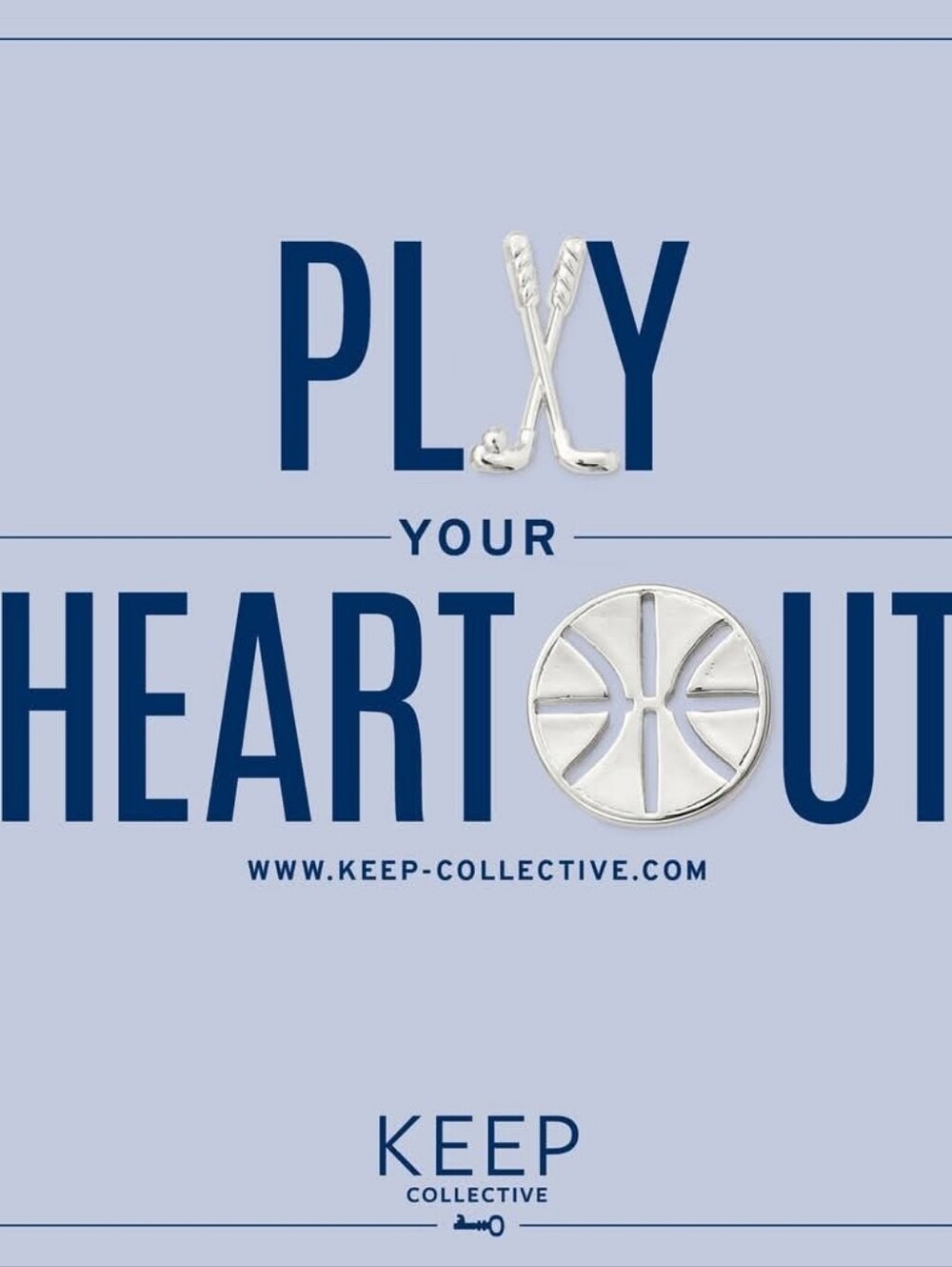 Keep Collective Gold Tone New Basketball Charm